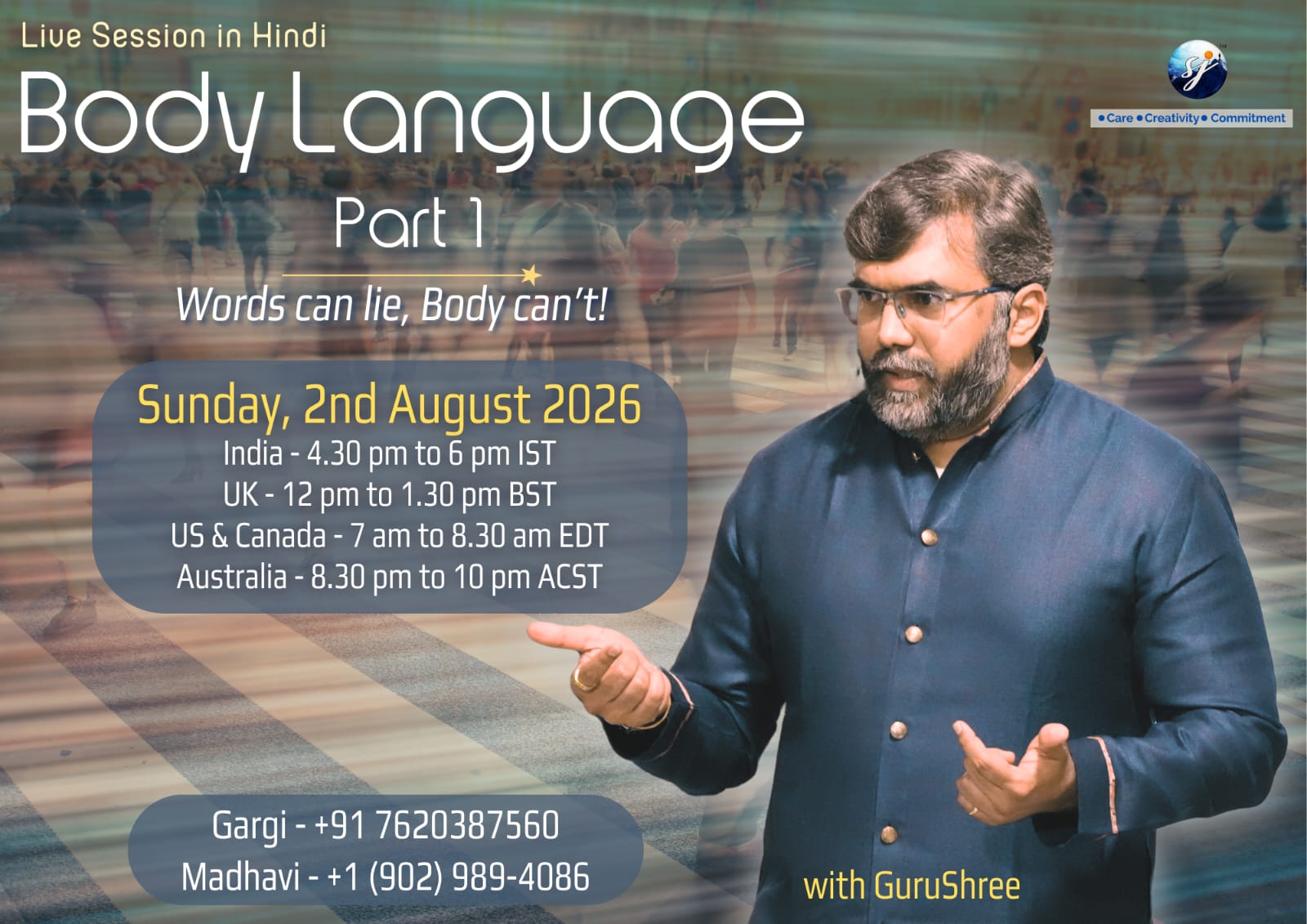 Body Language - Part 1 - Words can lie, Body can’t!